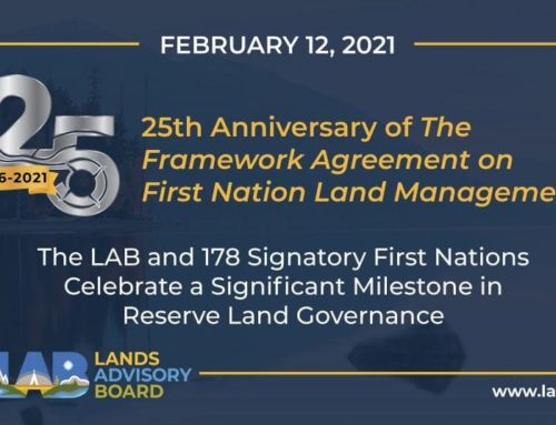 25th Anniversary of The Framework Agreement on First Nation Land Management