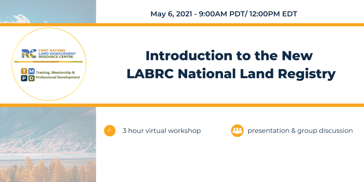 Labrc WORKSHOP - Introduction to the new LABRC National Land Registry • First ...