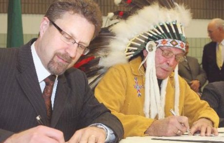 January 2008 signing of Muskoday First Nation TLE agreement