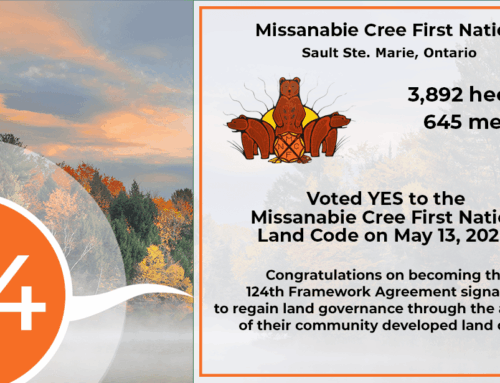 Missanabie Cree First Nation VOTES YES! Now the 124th Framework Agreement signatory to ratify their land code.