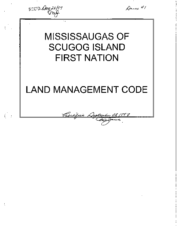 Mississaugas of Scugog Island Certified Land Code.pdf