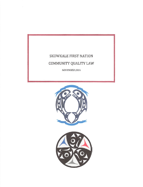 Skowkale Community Quality Law 2016.pdf