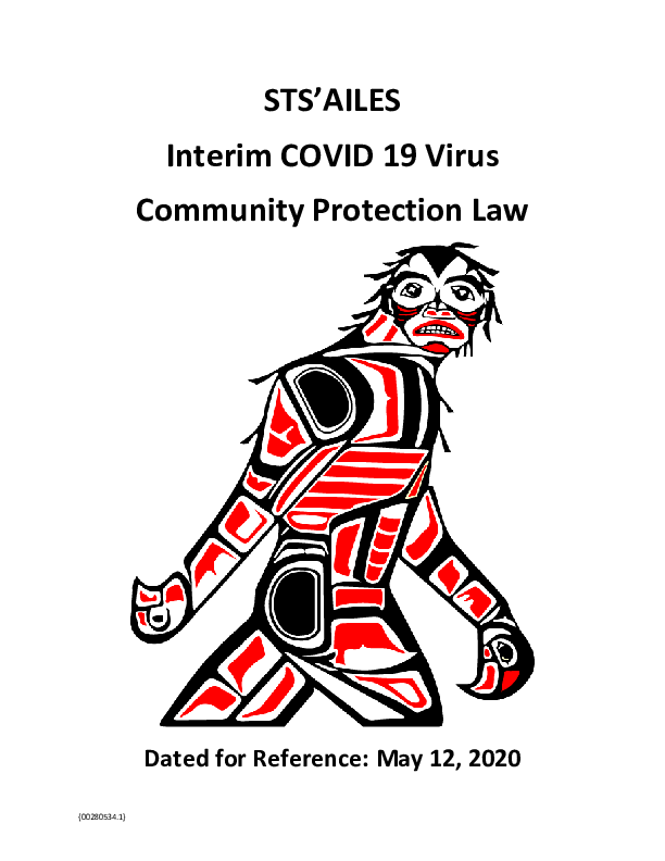Stsailes Covid19 Emergency Protection Law - Amended