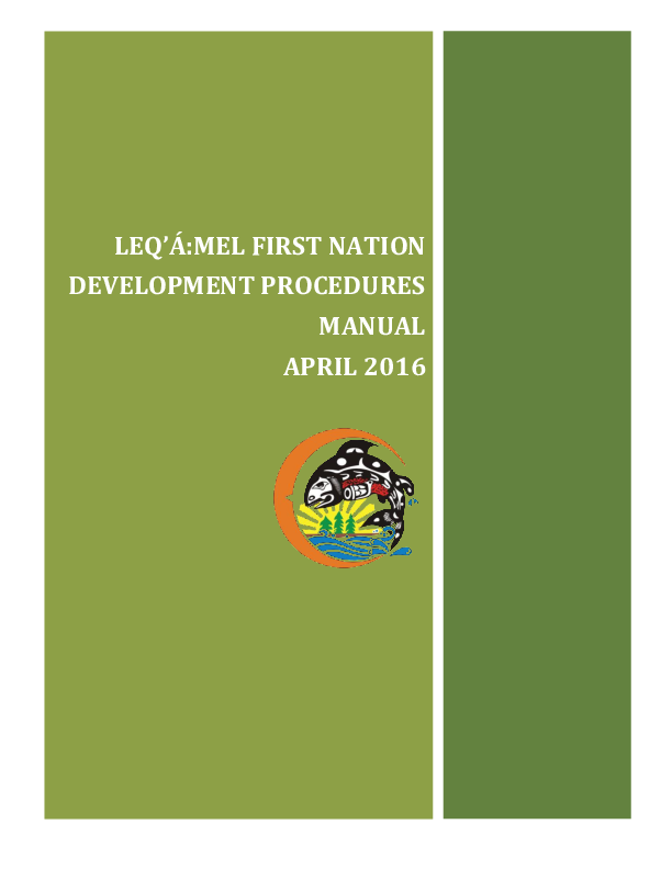 Leq'amel Development Procedures Manual 2016.pdf