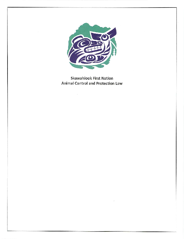 Skawahlook Animal Control and Protection Law 2014.pdf