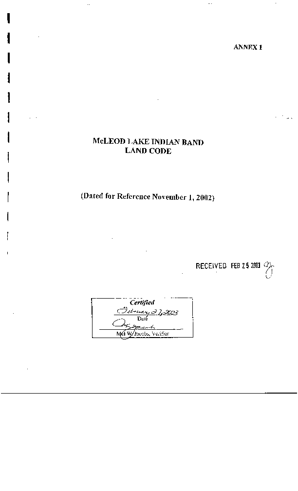 McLeod Lake Original Certified Land Code.pdf