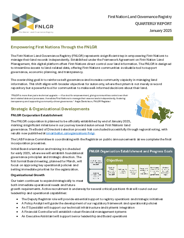 FNLGR Quarterly Update - 2025-01