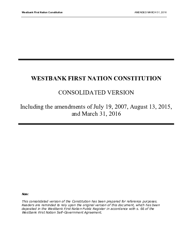 Westbank Land Code Rules in Constitution 2016.pdf