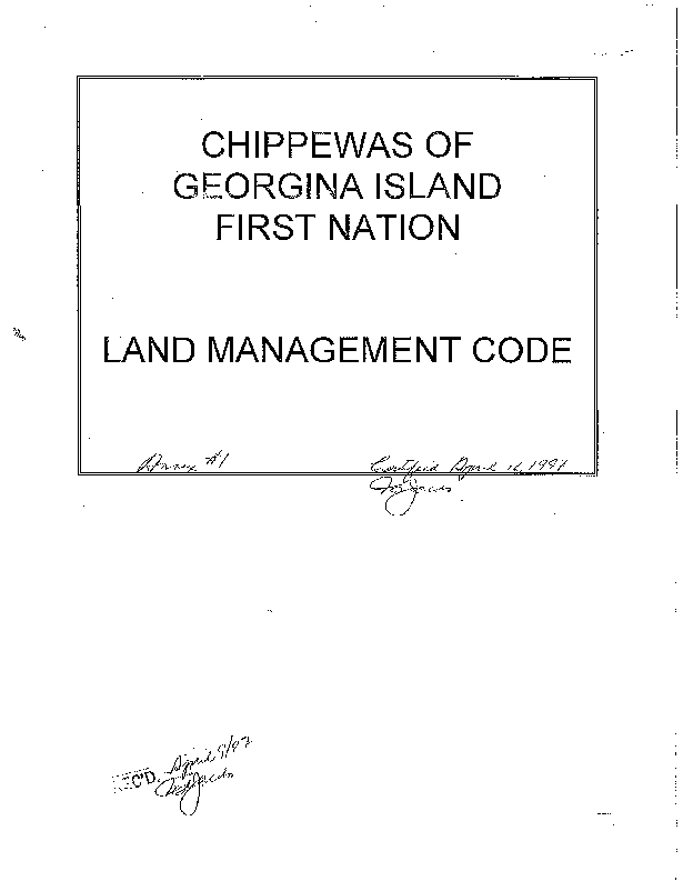 Chippewas of Georgina Island Certified Land Code.pdf