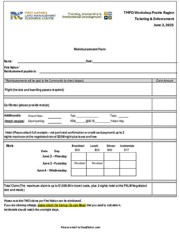 2025-TMPD_Reimbursement_Prairie Region