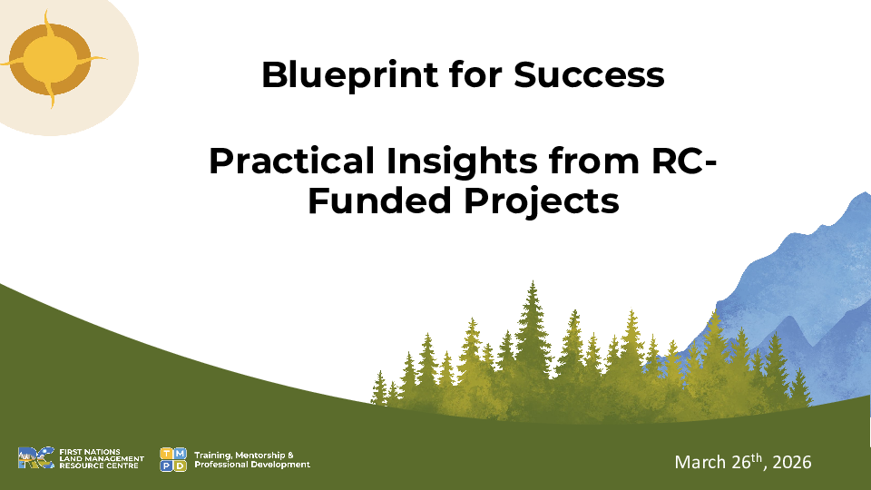 Blueprint for Success Presentation