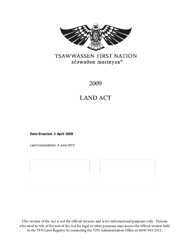 Tsawwassen Land Act 2015.pdf