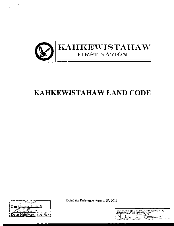 Kahkewistahaw Certified Land Code.pdf