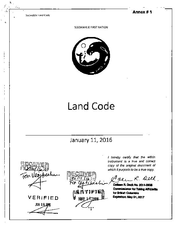 Soowahlie Certified Land Code.pdf