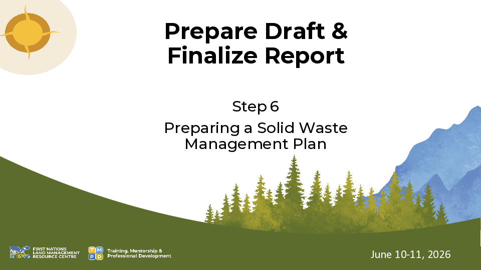 Presentation 11 Prepare Draft and Finalize Report