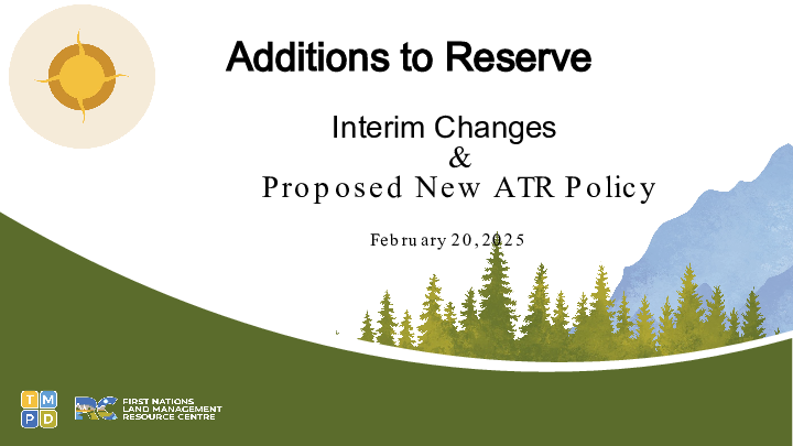 ATR Reform Update Presentation