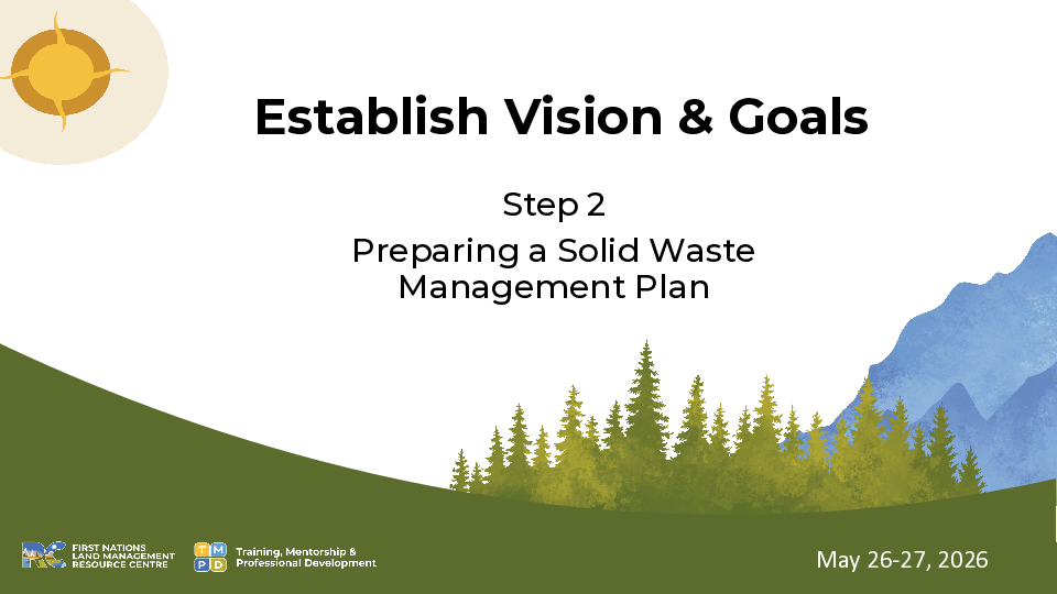 Presentation 3 Establish Vision & Goals