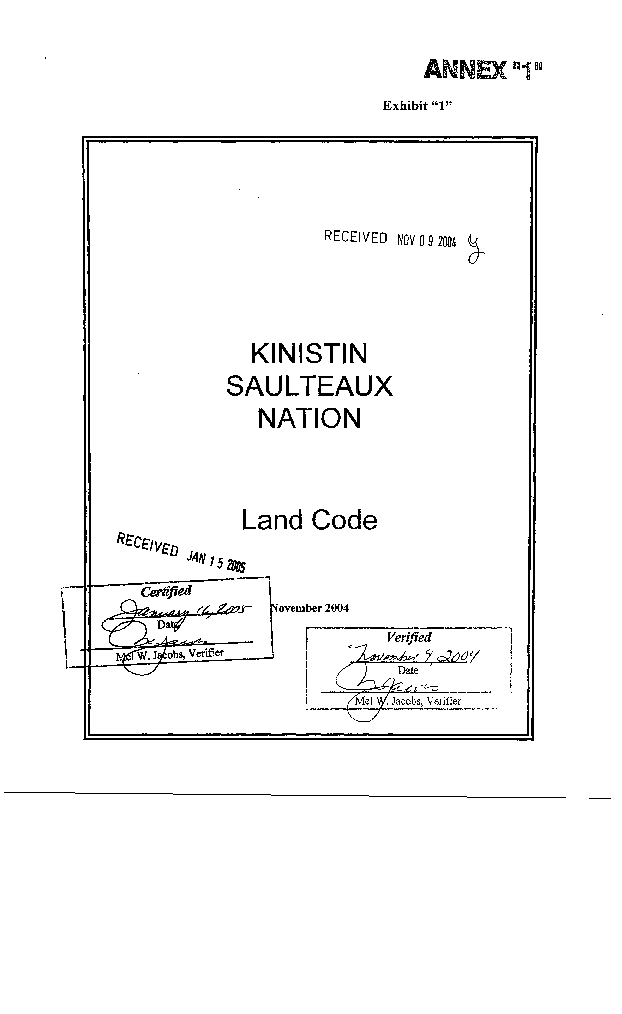 Kinistin Saulteaux Certified Land Code.pdf