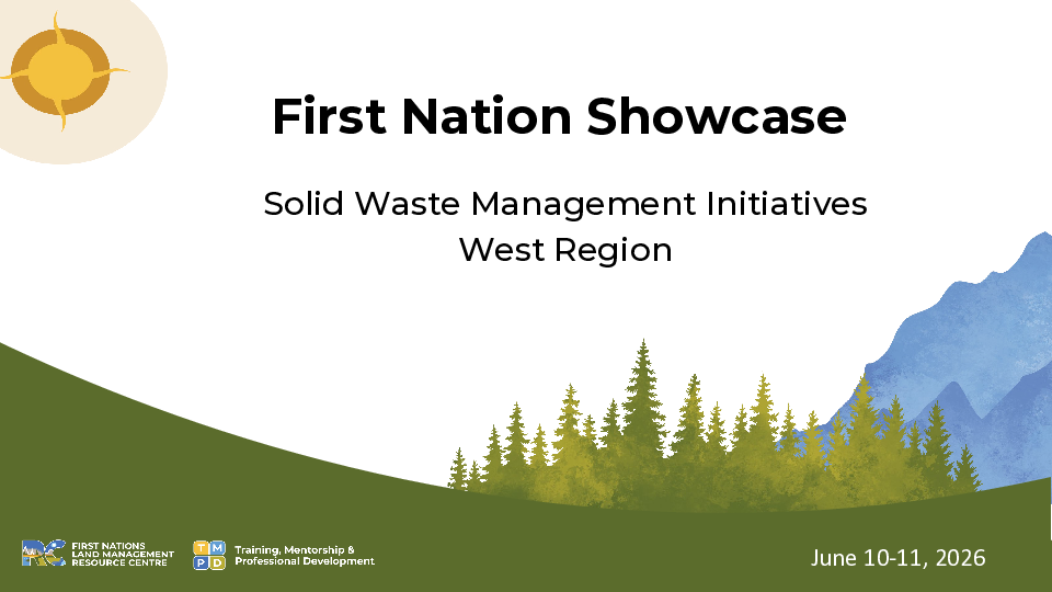 Presentation 9 First Nation Showcase