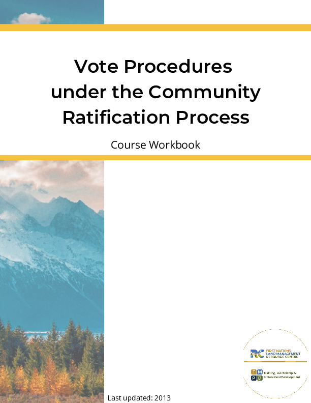 PDF - Vote Procedures under the CRP