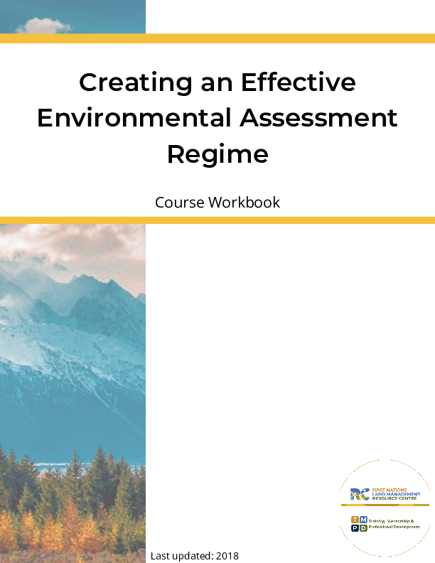 Creating an Effective EA Regime Course PDF