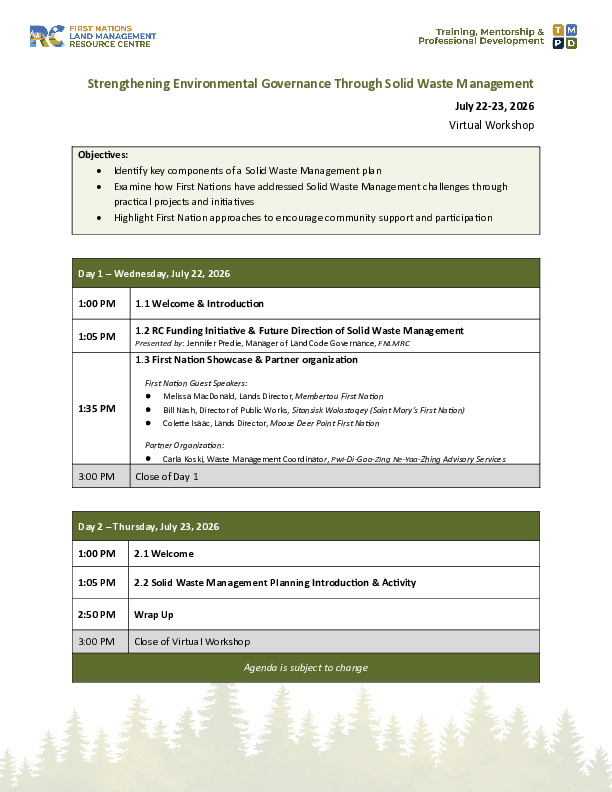 SWM Agenda - East Region.pdf