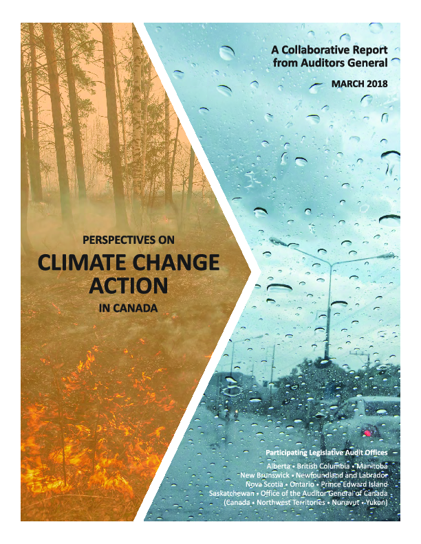 RESOURCE - Auditors General Report on Climate Change in Canada 2018