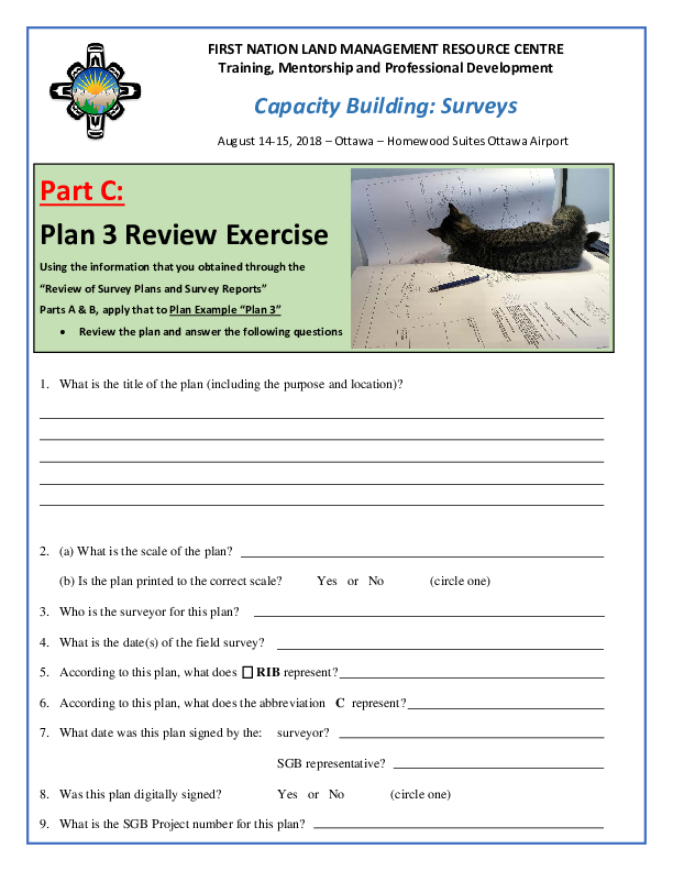 HANDPUT - Plan 3 - Part C plan review questions