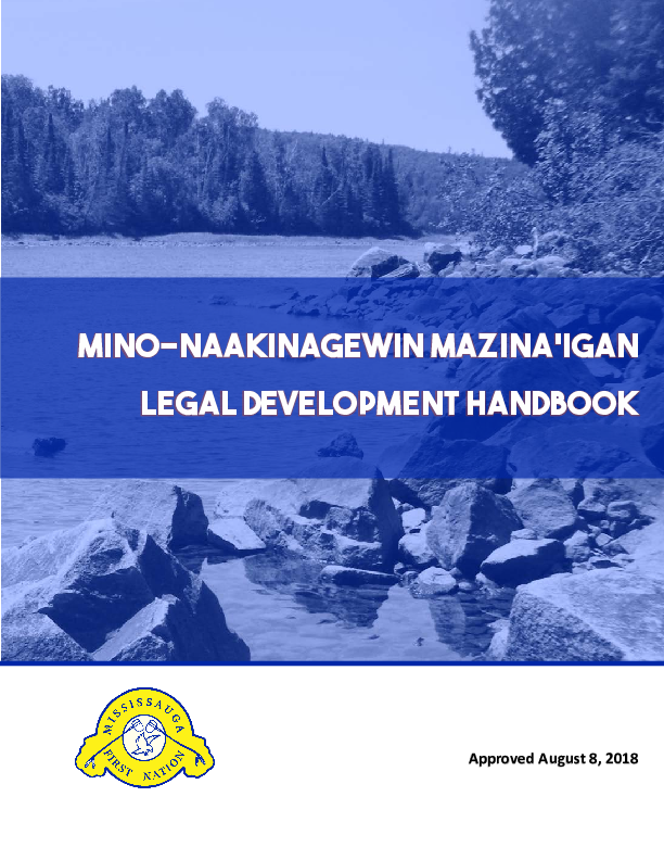 HANDOUT -  Mississauga Legal Development Handbook