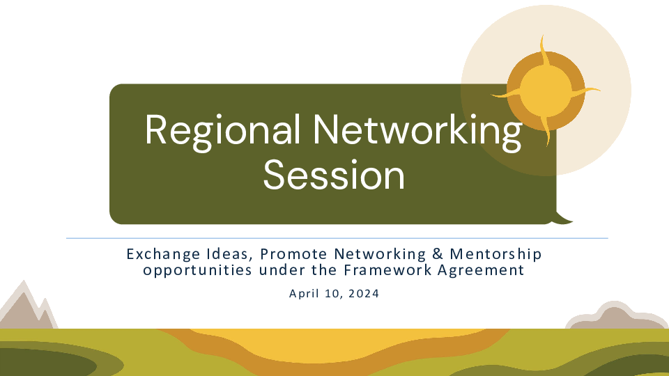 Regional Networking