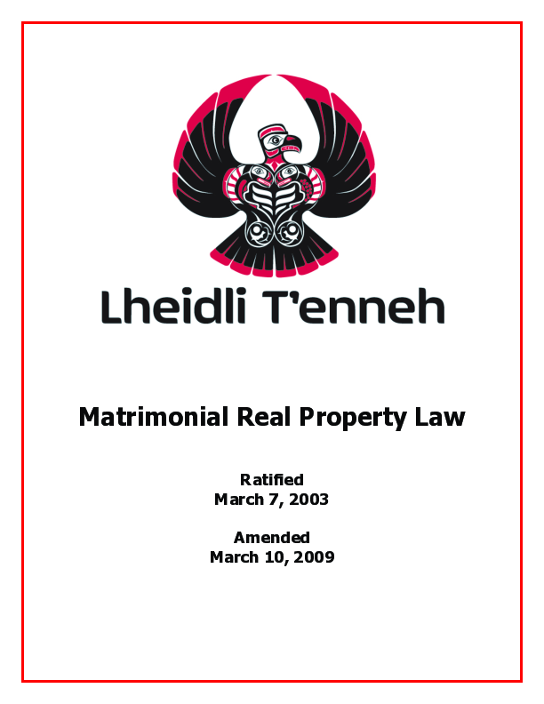 Lheidli T'enneh MRP Law 2009.pdf