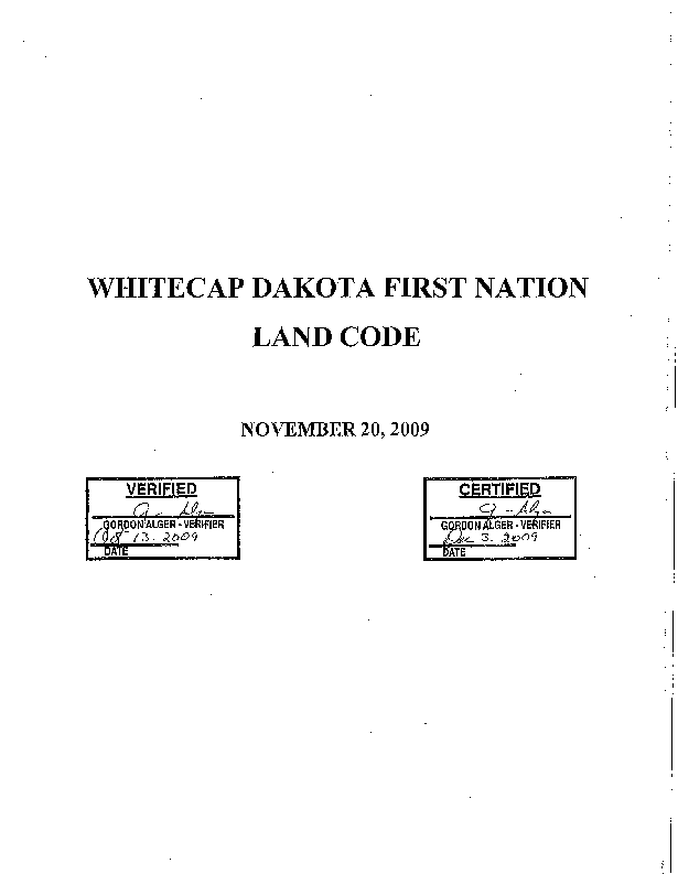 Whitecap Dakota Amended Land Code 2009.pdf