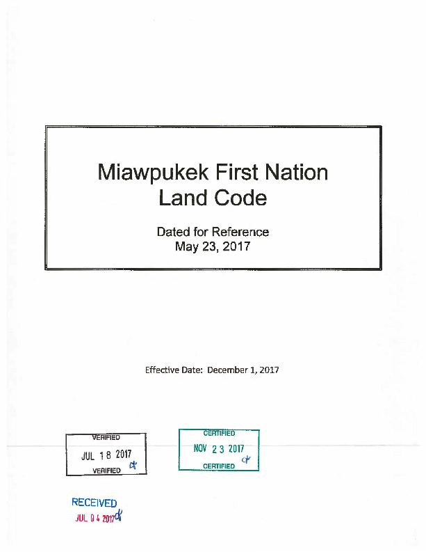 Miawpukek Certified Land Code.pdf