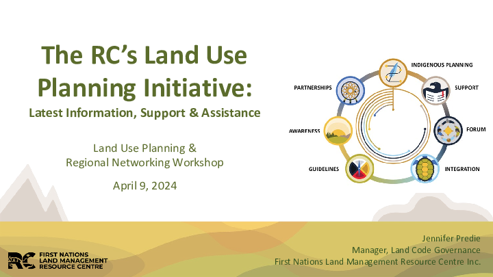 Land Use Planning Initiatives