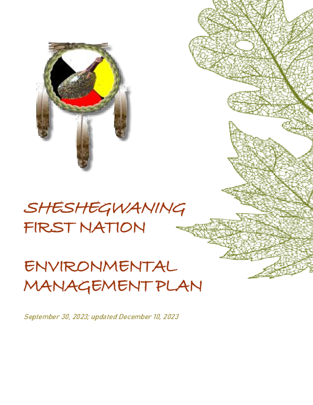 Sheshegwaning First Nation - Environment Management Plan