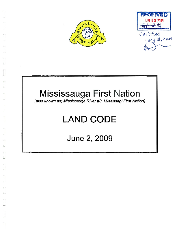 Mississauga Certified Land Code.pdf