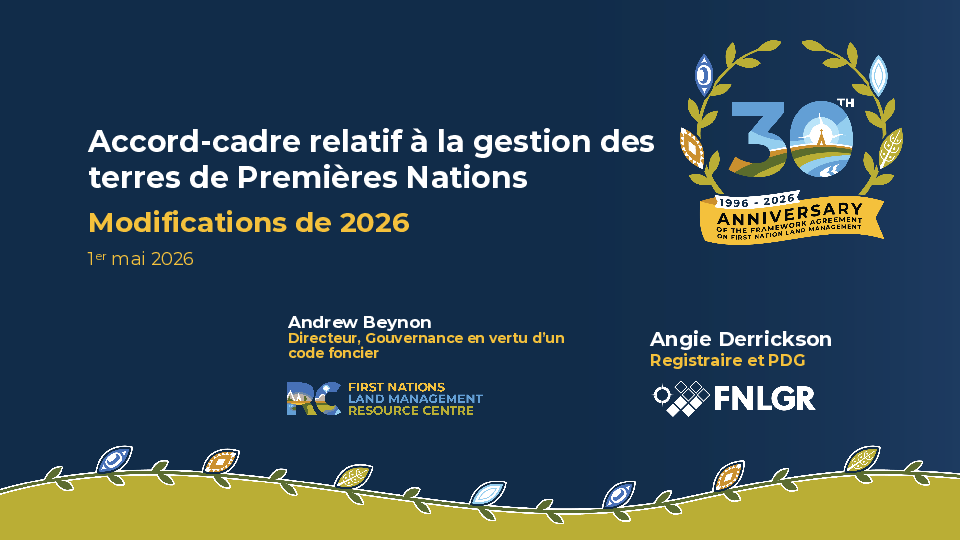Présentation - Accord-cadre Modifications 8